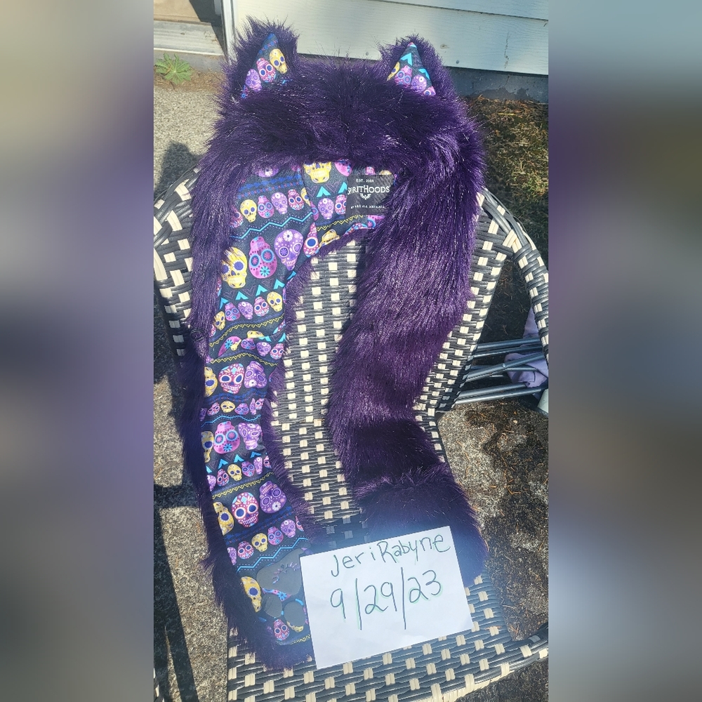 Spirithoods Dia de Los Muertos hood
